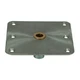 Springfield KingPin&trade; Standard Square Steel Base w/Brass - 7"x7"