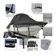 Mako 21 LTS CC Center Console T-Top hard top Fishing Storage Boat Cover Black