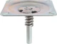Shoreline Marine SL52198 7" Inch Seat Mount Plated.