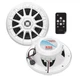 Boss Audio  5.25" Marine Boat Speakers w/RGB Lighting - White