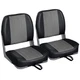 Leader Accessories Low Back Folding Boat Seat Pair - Model 2070230
