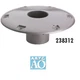 Swivl-Eze Base Plate 2-3/8" Socket Aluminum 9" Round #238312-1