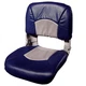 Tempress 4011496 All-Weather High Back Gray Seat - Blue/Gray Cushion