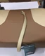 Springfield 1040668 Fold Down Boat Seat TAN/Brown High Back NEW IN BAG