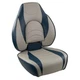 Springfield Deluxe Fish Pro High Back Boat Seat - Blue/Grey