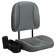 ERGOSEAT Folding Boat Seat Low Back Fishing Boat Seats with Cup Holder