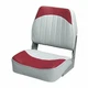 Wise 8WD734PLS-661 Low Back Boat Seat, Grey/Red
