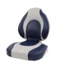 Overton's Premium Contoured Boat Seat Grey Blue 