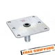 Attwood SP-67739 Lock'N-Pin 7" x 7" Non-Threaded Square Base for 3/4" Post