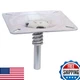 Shoreline Marine Boat Seat Mount Tough Zinc-Plated Standard 7 X 7 Mount Sl52198