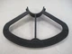 SPRINGFIELD SEAT FOOTREST ALUMINUM BLACK D10201 MARINE BOAT