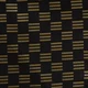 Larson Boat Fabric | Checkered Woven Black / Gold 54 Inch (YD)