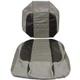 Triton Boat Seat Skins 1950173 Explorer Gray Black Vinyl (Set of 2). FREESHIP