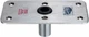 Attwood Swivl-Eze Lock-Pin Base Plate 4x8" S.Steel/Nylon Bush Non-Threaded 64839