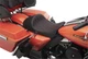 Drag Specialties - 0801-1254 - Forward Low Solo Seat - Diamond - Red Stitched - 