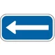 LYLE AR-008-12HA Arrow Supplemental Parking Sign,6" x 12" 3YPE9