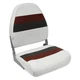 Wise 8WD590-1009 Deluxe Series Pontoon Fold Down Seat, White/Red/Charcoal 