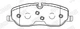 JURID 572521J Brake Pad Set, Disc Brake for Land Rover