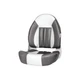 TEMPRESS TMP-68452 ProBax Boat Seat Charcoal/Gray/Carbon Ergonomic Marine Seat