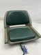WISE 8WD139-713-T FOLDING FISHING SEAT GREEN VINYL MARINE BOAT