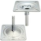 CLLOMAGY Boat Seat Base Pedestal Pin Mount Plated for 3/4" Silver 