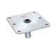 Swivl-Eze Lock'N-Pin Stainless Steel 7-Inch x 7-Inch Non Threaded Boat Seat P...