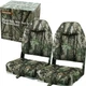 Seamander High Back Fishing Boat Seats,Camo Folding Boat Seats