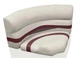 Wise BM11002-989 Premier Series 32" Pontoon Bow Radius Corner Seat Cushion Set