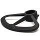 Springfield Boat Seat Footrest 1580021-BLKNC | G3 Black 3 1/2 Inch