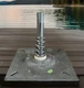 Attwood Swivl-Eze Lock'N-Pin 3/4" Pin Seat Mount with Spring Zinc Coated # 1002