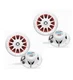 BOSS&reg; Audio 2 PR. Marine Speakers Multi-Color Lighting 5.25" Weather Proof 2-way