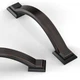 Solid Oil Rubbed Bronze Cabinet Handles Drawer Pulls 3 Inch Center 10 PCS