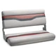NORTHCAPTAIN Boat Bench Seat for Fishing Boat, Light Grey/Charcoal/Wine Red