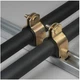 Coated Steel Strut Clamp with Protective Cushion 1/2"in-(2-1/8"in) 10 Pack USA