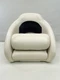 TRACKER TAHOE 712136.4 WHITE / BLACK 25" W X 27" D X 24 1/2" T BOLSTER SEAT BOAT