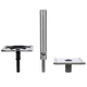 Attwood 97749-7 Swivl-Eze Lock&rsquo;N-Pin &frac34;-Inch Pedestal Package, Brushed