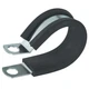 Ancor Marine 304 Stainless Steel Rubber Cable Hose Cushion Clamp 1 3/4in 10 PACK