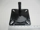 Springfield Marine Boat Fixed Boat Swivel Seat Fixed Mount with Spring  7" x 7"
