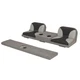 G3 Boat Flip Deck Seat 73291016 | V16 Transom Bench 53 Inch Gray Black