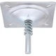 Swivl-Eze Lock'N-Pin Zinc Plated w/Spring 3/4" Pin Seat Mount