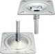 Boat Seat Base Pedestal Pin Mount Plated for 3/4" Marine Silver 