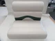 WISE PREMIER PONTOON 27" BENCH SEAT CUSHION SET BM1242-1032 CREAM / GREEN BOAT