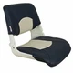 Springfield Marine 1061016 Skipper Standard Fold Down Seat, White & Blue