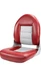 New Tempress 54911 NaviStyle High Back Boat Seat Red/Gray Marine Made In The USA