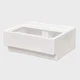 Toonmate Pontoon Boat Lounge Seat Base S0095WT-1-2016 | 27 Inch White