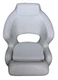 Wise Seating XL Baja Series Flip Up Bolster Captains Helm Bucket Seat - White