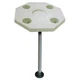 JIF Octagonal Table Kit W/ Surface Mount | Ivory | DSI-KS
