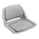 FISHING SEAT Cushioned Fold-Down Molded Marine Grade Wider Seat Pan Grey WISE