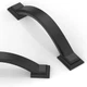 10 Pack Matte Black Cabinet Pulls 3 Inch(76mm) Kitchen Cabinet Handles Solid ...