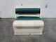 Pontoon Marine Boat Green/Tan Bench Chair Seat 30 1/2" H x 34 1/2" W x 20" D